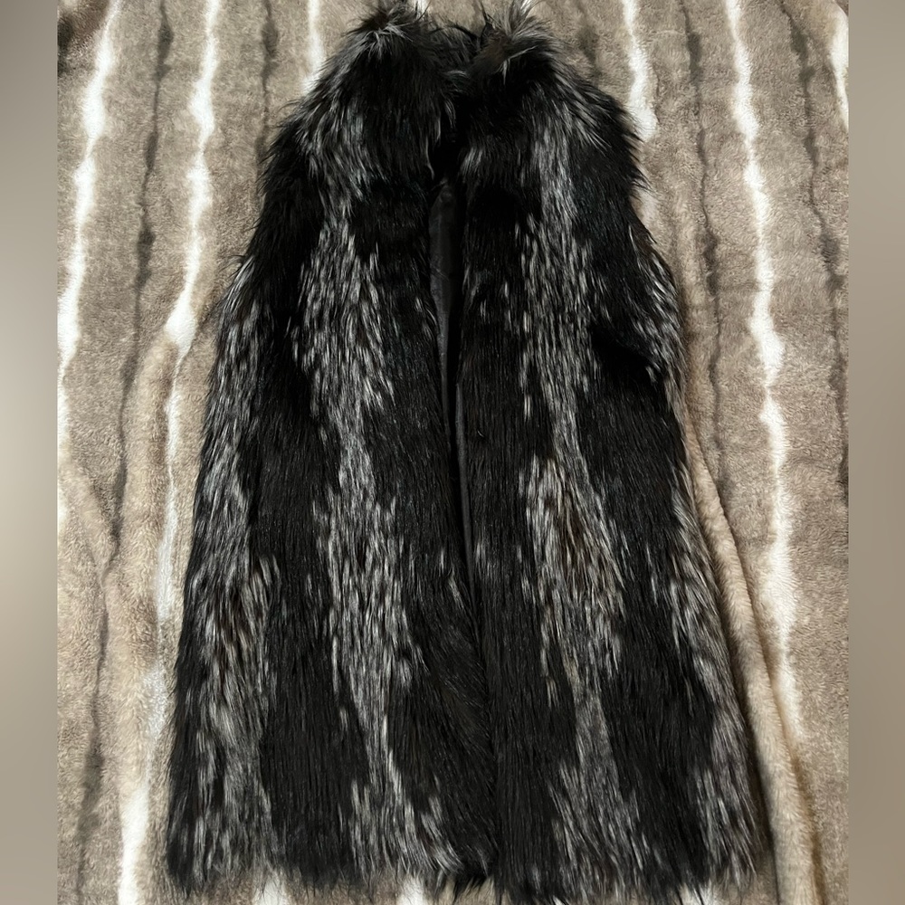 Donna Salyers Fabulous Furs Knee Length Vest